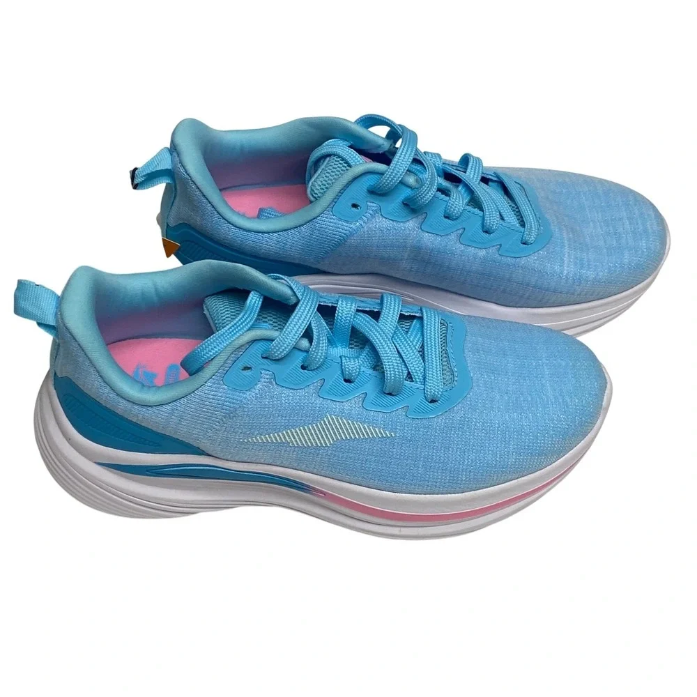 Avia Womens Running Sneakers Light Blue Pink Athletic Shoes Size 6‎ NEW